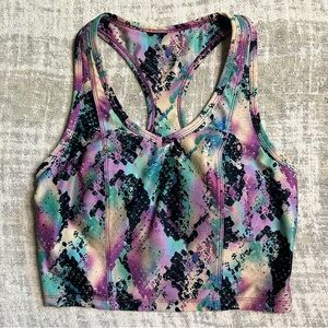 Nine West • Colorful Abstract Sports Bra • Size Small